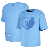 Men's Protege Light Blue Memphis Grizzlies Eco-Poly Interlock Fashion Tonal T-Shirt