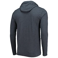 Men's Sportiqe Heathered Navy Memphis Grizzlies Practice Shoot Around Rowan Tri-Blend Pullover Hoodie