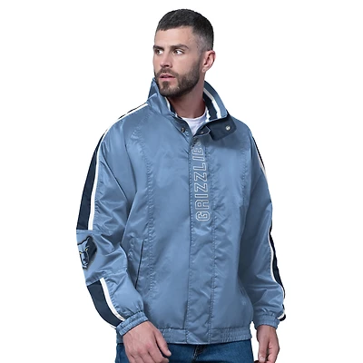 Men's Starter  Blue Memphis Grizzlies Freestyle Lightweight Full-Zip Jacket