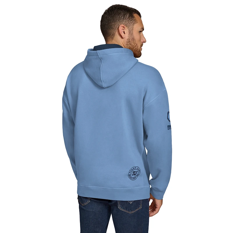 Men's Tommy Jeans Light Blue Memphis Grizzlies Sebastian Pullover Hoodie