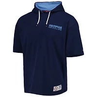 Tommy Jeans pour homme - Ensemble 2 en 1 t-shirt et sweat à capuche Memphis Grizzlies Matthew bleu marine/blanc