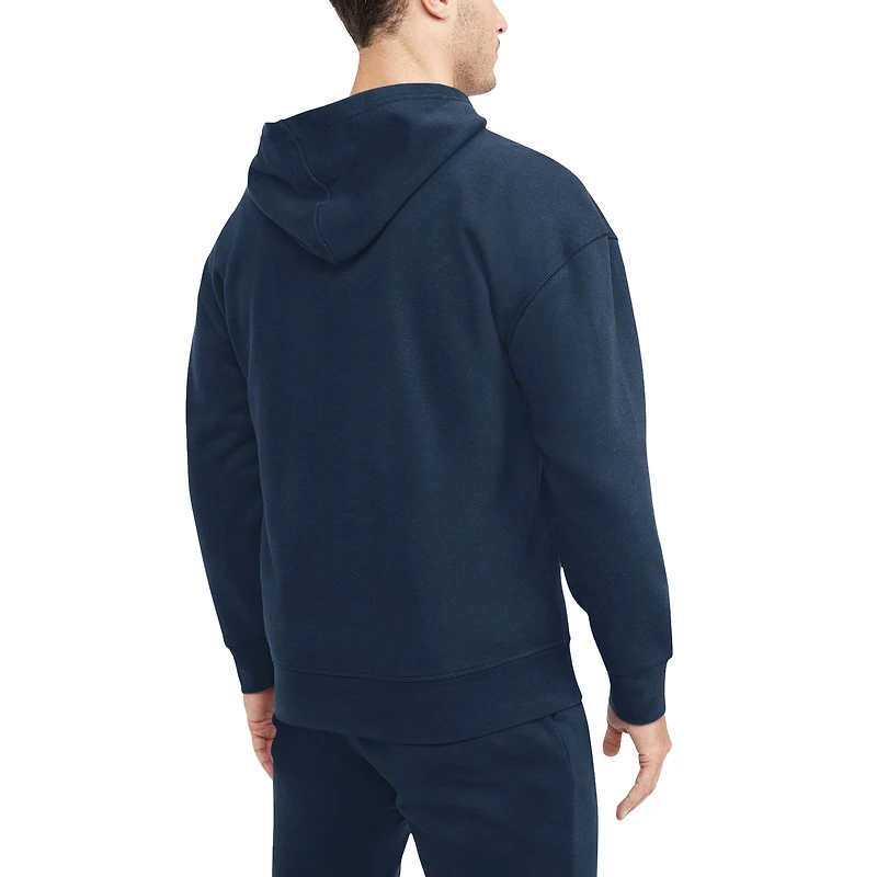 Men's Tommy Jeans Navy Memphis Grizzlies Bernard Half-Zip Hoodie