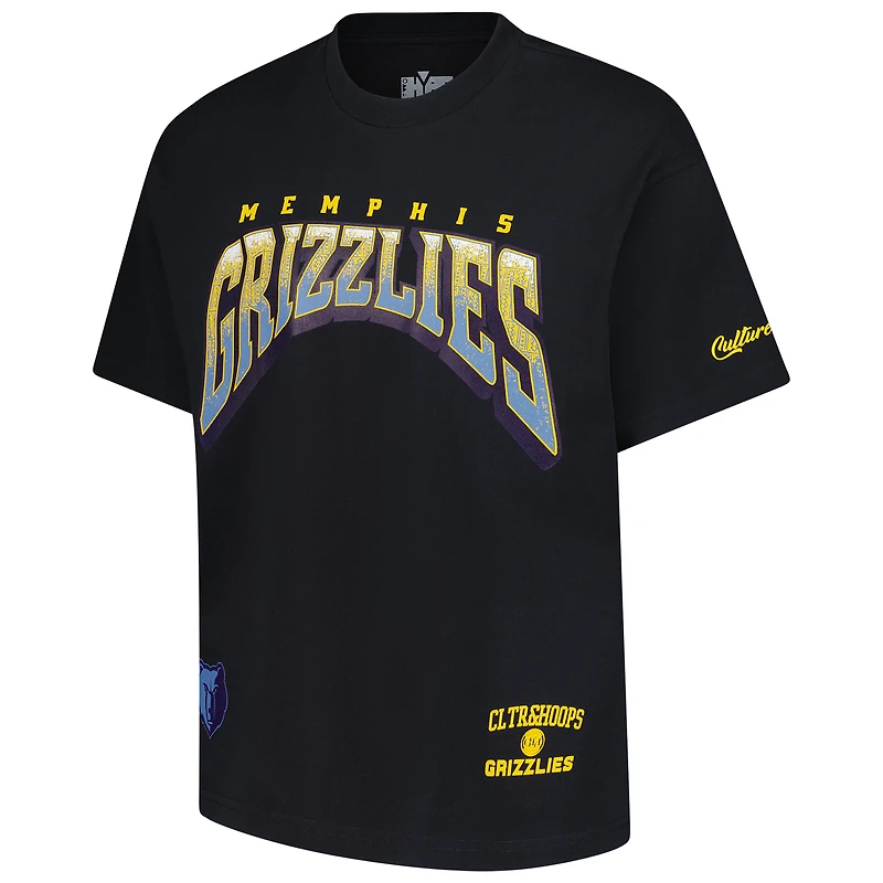 T-shirt premium noir Two Hype pour homme, collection Memphis Grizzlies Drip & Dime