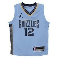Préscolaire Jordan Brand Ja Morant Bleu clair Memphis Grizzlies 2022/23 Statement Edition Maillot