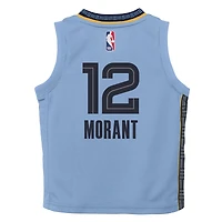 Préscolaire Jordan Brand Ja Morant Bleu clair Memphis Grizzlies 2022/23 Statement Edition Maillot