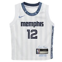 Preschool Nike Ja Morant White Memphis Grizzlies 2025/26 City Edition Swingman Jersey