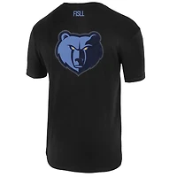Unisex FISLL  Black Memphis Grizzlies Oversize Logo T-Shirt