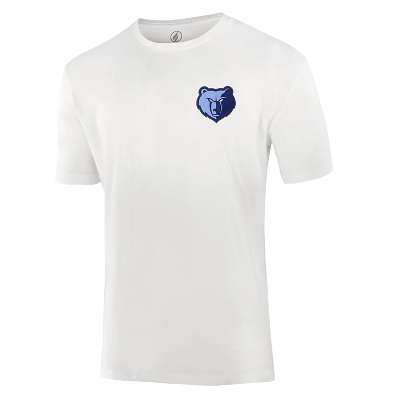 Unisex FISLL  White Memphis Grizzlies Burst Logo T-Shirt