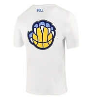 T-shirt unisexe blanc FISLL avec logo Burst des Memphis Grizzlies