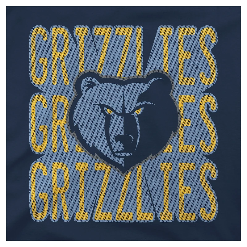 T-shirt unisexe Stadium Essentials bleu marine Memphis Grizzlies Step Up