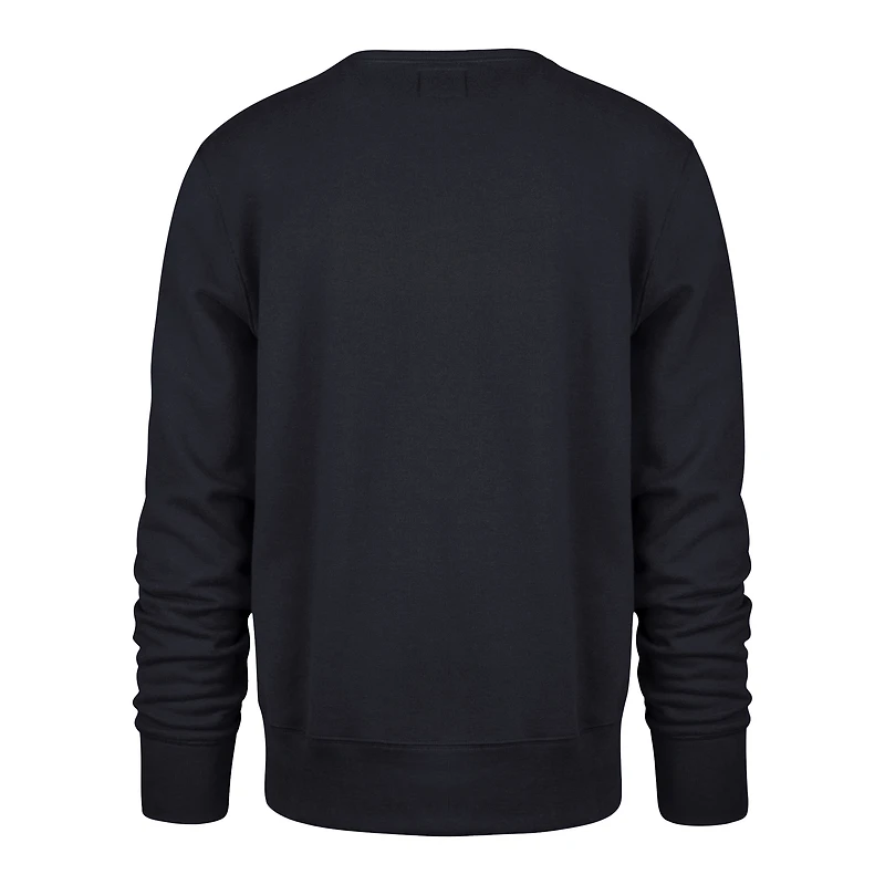 Unisex '47  Navy Memphis Grizzlies Brush By Headline Crewneck Sweatshirt