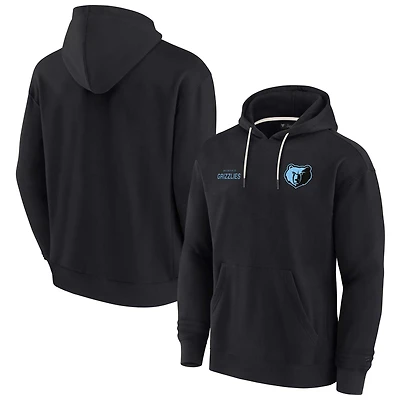 Sweat à capuche unisexe Fanatics noir Memphis Grizzlies Elements en polaire super douce