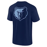 Unisex Fanatics Navy Memphis Grizzlies Elements Super Soft Short Sleeve T-Shirt