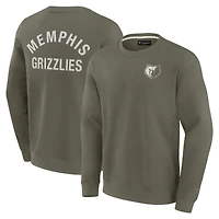 Unisex Fanatics Olive Memphis Grizzlies Elements Super Soft Fleece Pullover Sweatshirt
