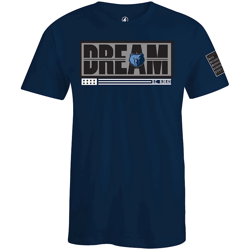 Unisex FISLL x Black History Collection Navy Memphis Grizzlies T-Shirt