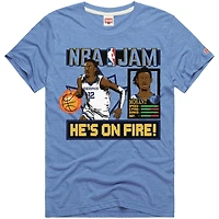 T-shirt unisexe Hommage Ja Morant bleu clair Memphis Grizzlies NBA Jam Tri-Blend