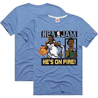 T-shirt unisexe Hommage Ja Morant bleu clair Memphis Grizzlies NBA Jam Tri-Blend