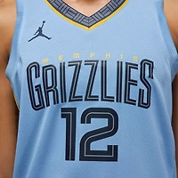 Maillot Swingman Jordan Brand Ja Morant bleu clair Memphis Grizzlies, édition Statement, unisexe