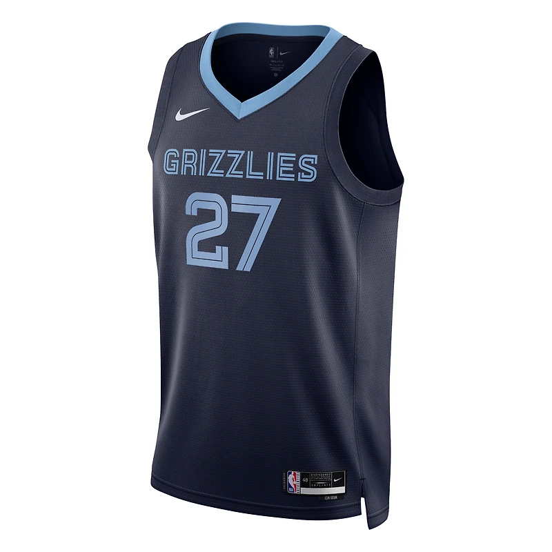 Unisex Nike Cameron Boozer Navy Memphis Grizzlies 2026 NBA Draft Swingman Jersey - Icon Edition