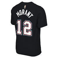 Unisex Nike Ja Morant Black Memphis Grizzlies Name & Number T-Shirt - Classic Edition
