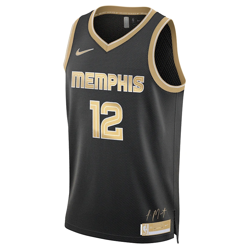 Unisex Nike Ja Morant Black Memphis Grizzlies Select Series Swingman Jersey
