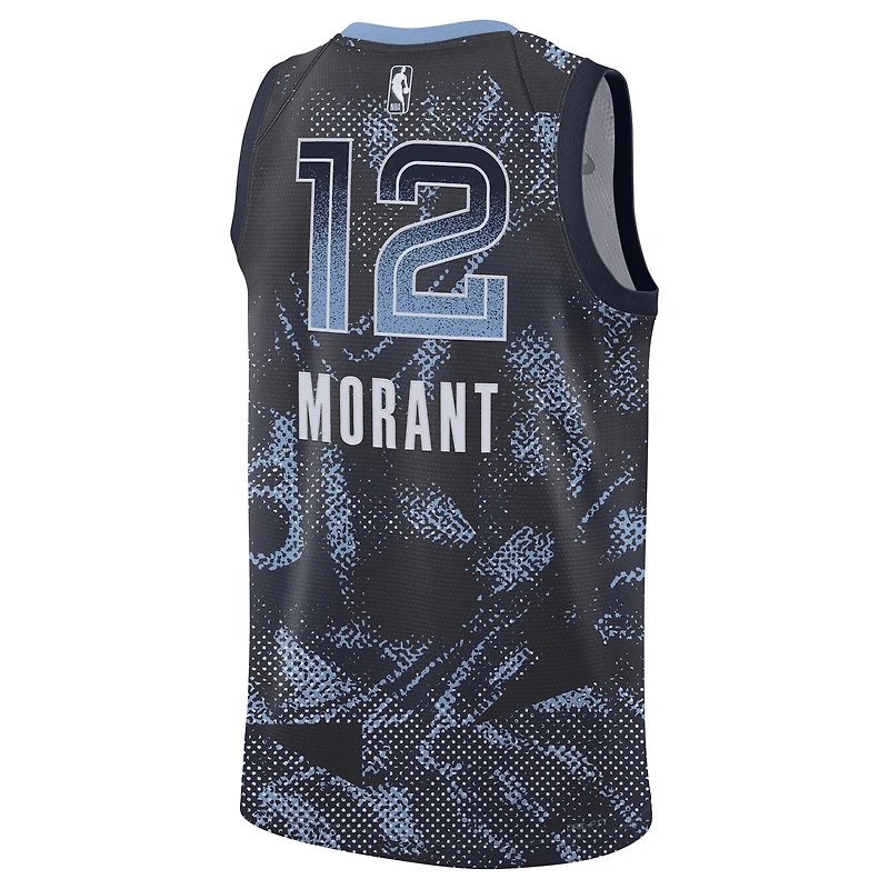 Unisex Nike Ja Morant Navy Memphis Grizzlies 2025 Select Series Swingman Player Jersey