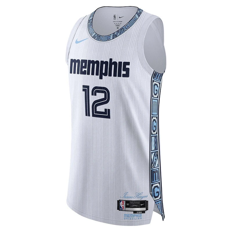 Unisex Nike Ja Morant White Memphis Grizzlies 2025/26 Authentic Jersey - City Edition