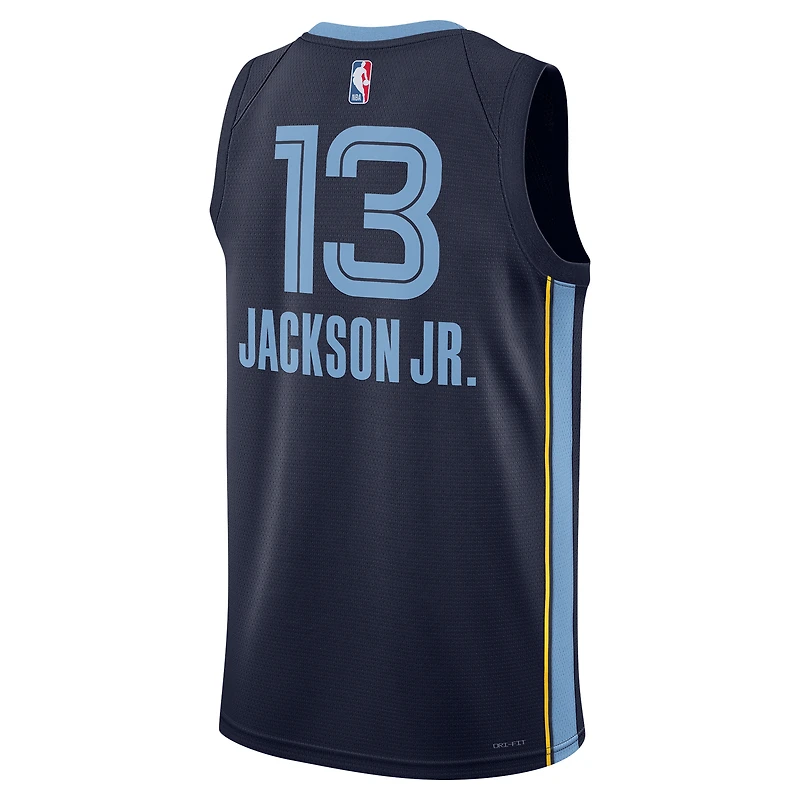 Maillot Nike unisexe Jaren Jackson Jr. Navy Memphis Grizzlies Swingman - Édition Icon