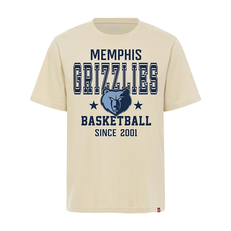 Unisex Sportiqe Cream Memphis Grizzlies Duke Premium T-Shirt
