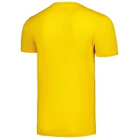 T-shirt unisexe Sportiqe Gold Memphis Grizzlies Bear Baller Tri-Blend confortable