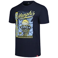 Unisex Sportiqe Navy Memphis Grizzlies Swish Super-Soft Comfy Tri-Blend T-Shirt