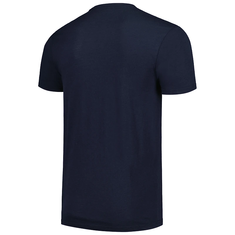 Unisex Sportiqe Navy Memphis Grizzlies Swish Super-Soft Comfy Tri-Blend T-Shirt
