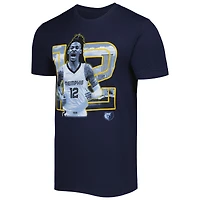 T-shirt unisexe Stadium Essentials Ja Morant Navy Memphis Grizzlies Player Skyline