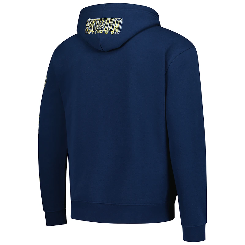 Sweat à capuche unisexe Stadium Essentials bleu marine Memphis Grizzlies Elementized