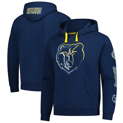 Sweat à capuche unisexe Stadium Essentials bleu marine Memphis Grizzlies Elementized