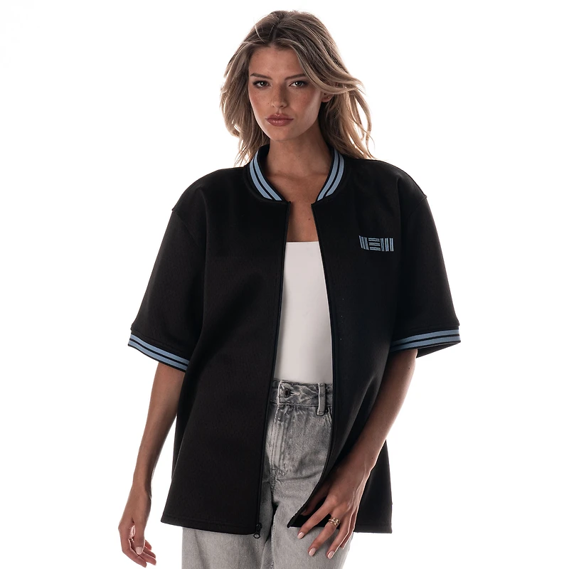 Unisex The Wild Collective Black Memphis Grizzlies Mesh Full-Zip T-Shirt