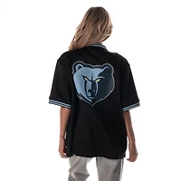 T-shirt unisexe zippé en maille noire Memphis Grizzlies The Wild Collective