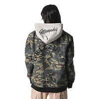 Veste bomber à capuche zippée unisexe camouflage Memphis Grizzlies de The Wild Collective