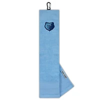 Serviette de golf brodée WinCraft Memphis Grizzlies 16" x 25" (face/club) à trois volets