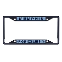 Cadre de plaque d'immatriculation WinCraft Memphis Grizzlies couleur chrome