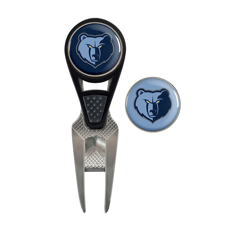 Ensemble d'outils de réparation et de marqueurs de balle WinCraft Memphis Grizzlies CVX