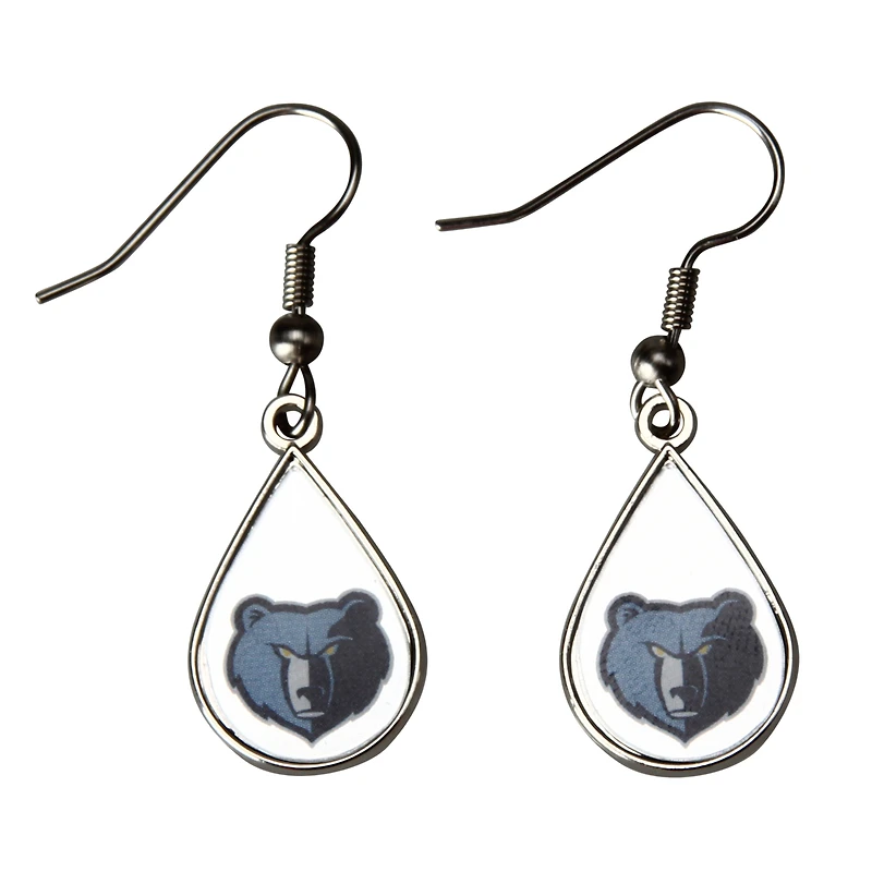 WinCraft Memphis Grizzlies Boucles d'oreilles pendantes en forme de larme