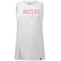Women's Levelwear  White Memphis Grizzlies Mother's Day Influx Floral Tank Top