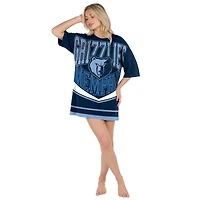 Women's Concepts Sport  Navy Memphis Grizzlies Mosaic Knit Nightdress