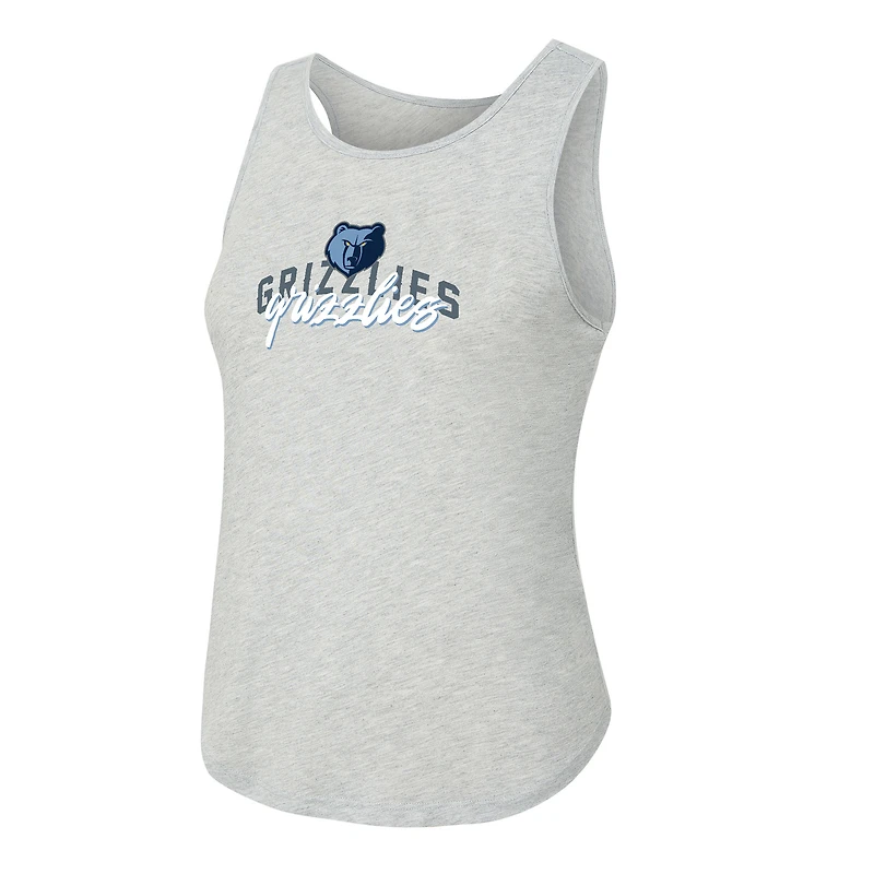Ensemble débardeur et pantalon de sport bleu marine Memphis Grizzlies pour femme