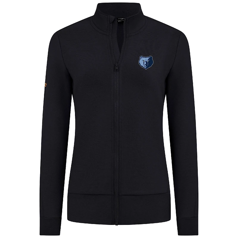Veste zippée Shine noire pour femme Levelwear Memphis Grizzlies