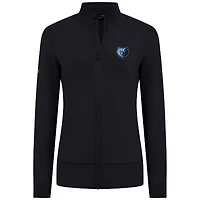 Veste zippée Shine noire pour femme Levelwear Memphis Grizzlies