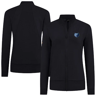 Women's Levelwear Gray Memphis Grizzlies Shine Full-Zip Jacket