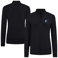 Women's Levelwear Gray Memphis Grizzlies Shine Full-Zip Jacket