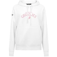 Sweat à capuche blanc Levelwear pour femme, motif Memphis Grizzlies, Fête des Mères, arqué
